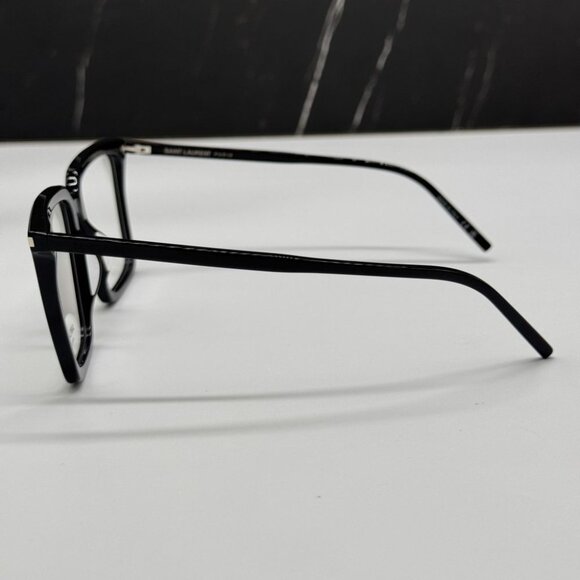 NEW SL474 OPT 001 SAINT LAURENT BLACK WOMEN SAINT LAURENT EYEGLASSES - Picture 6 of 10